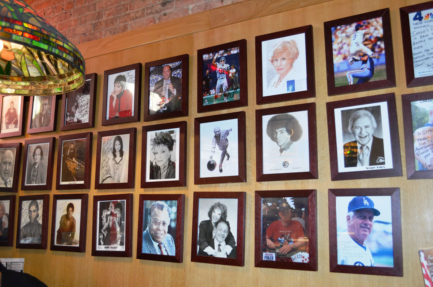 Sarge's "Wall of Celebrities"